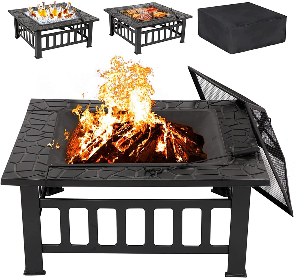 32 inch Wood Burning Outdoor Fire Pit S515