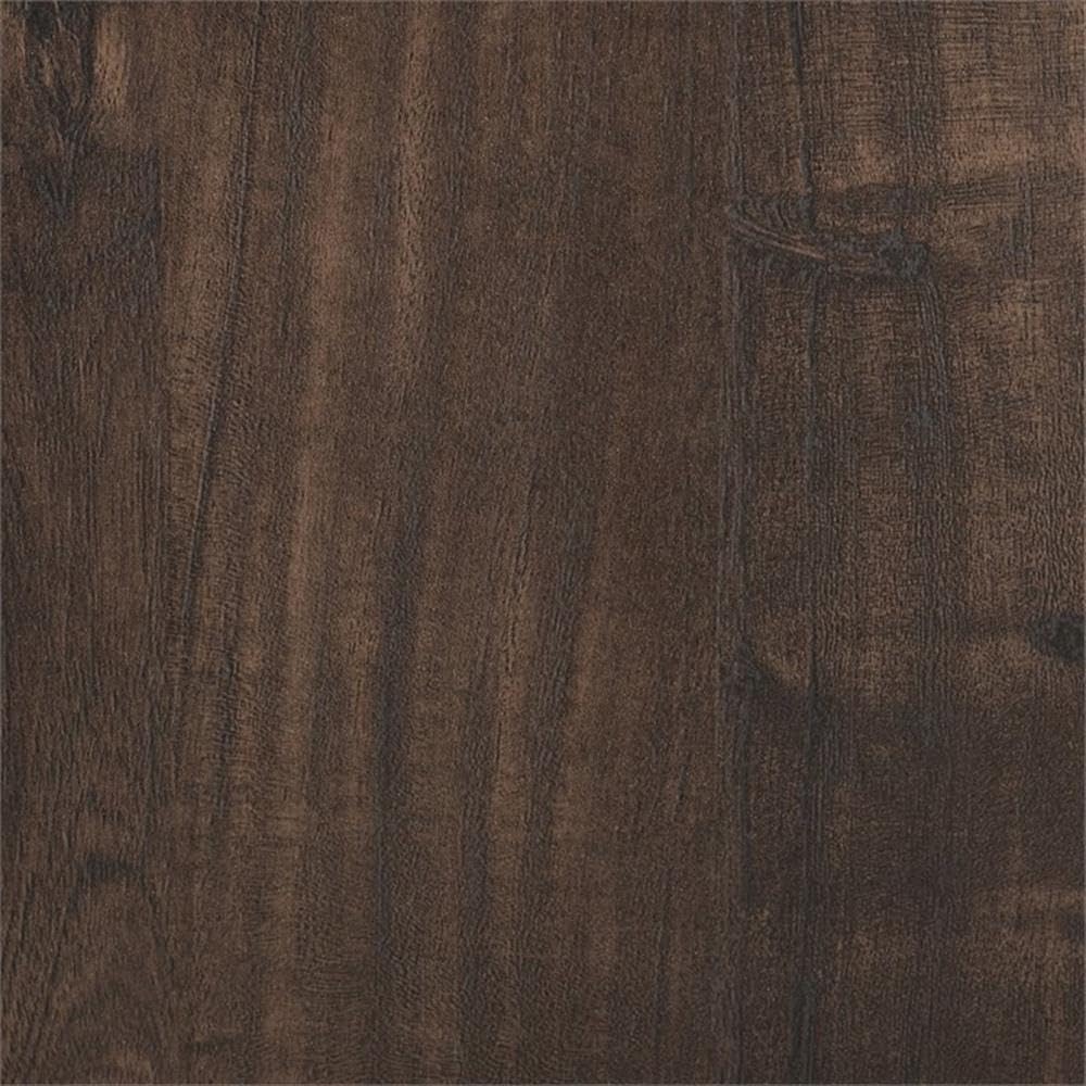 58" Rustic Wood Corner TV Stand, Dark Walnut Z4581