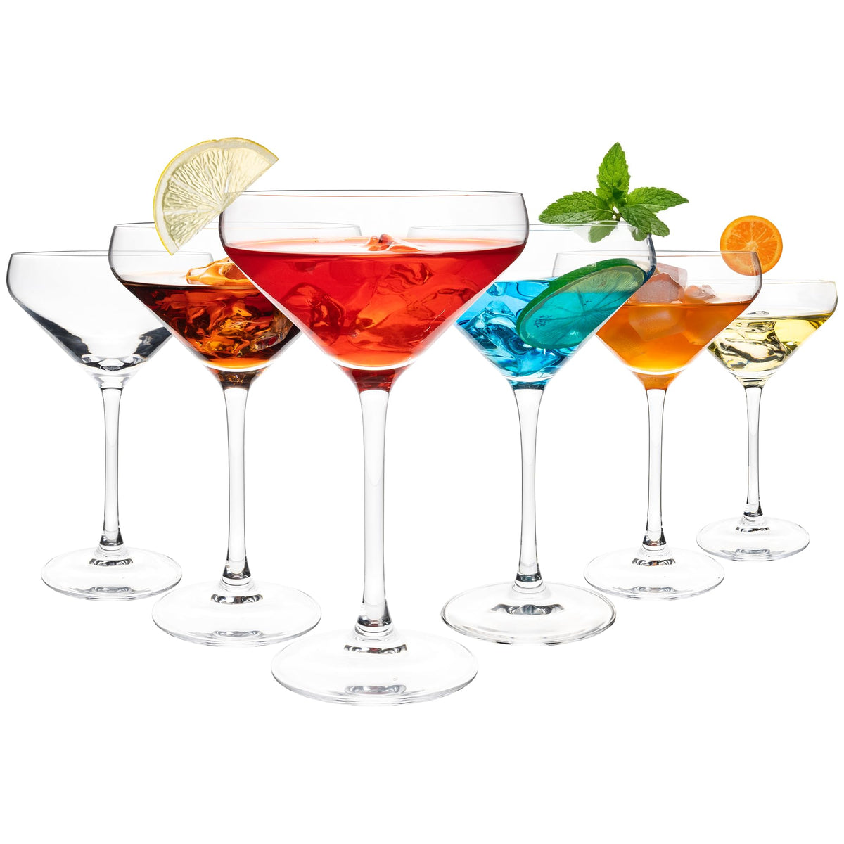 12Oz Martini Glasses Set of 6 J957