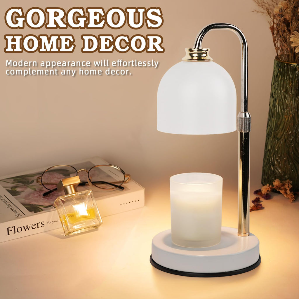 Candle Warmer Lamp with Timer Dimmable White X194