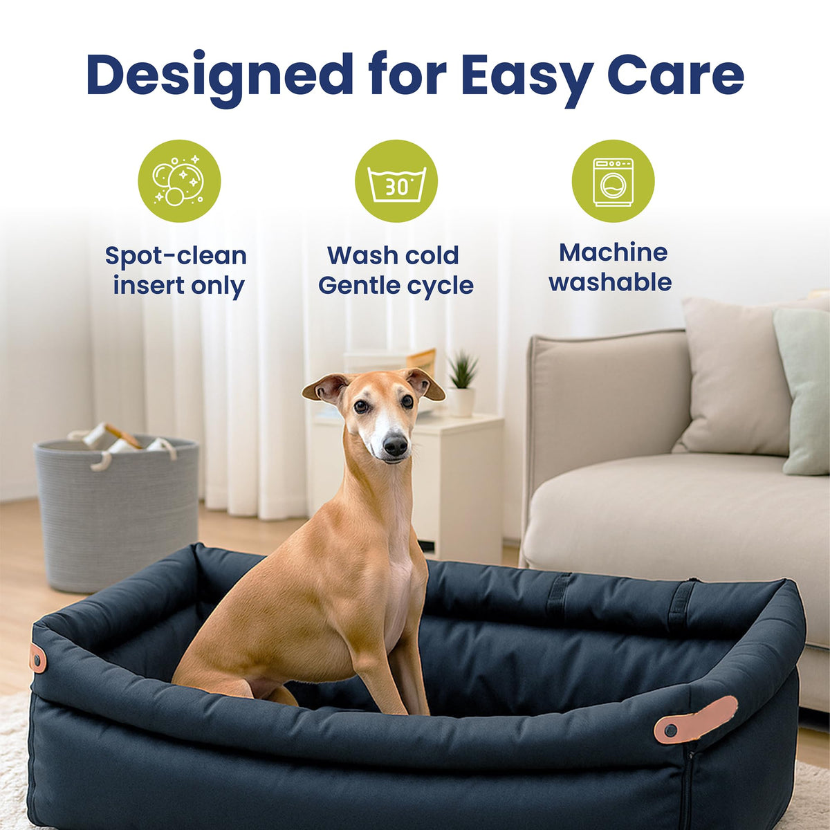 2-in-1 Pet Car Seat & Convertible Travel Dog Bed, XL, Black U44335