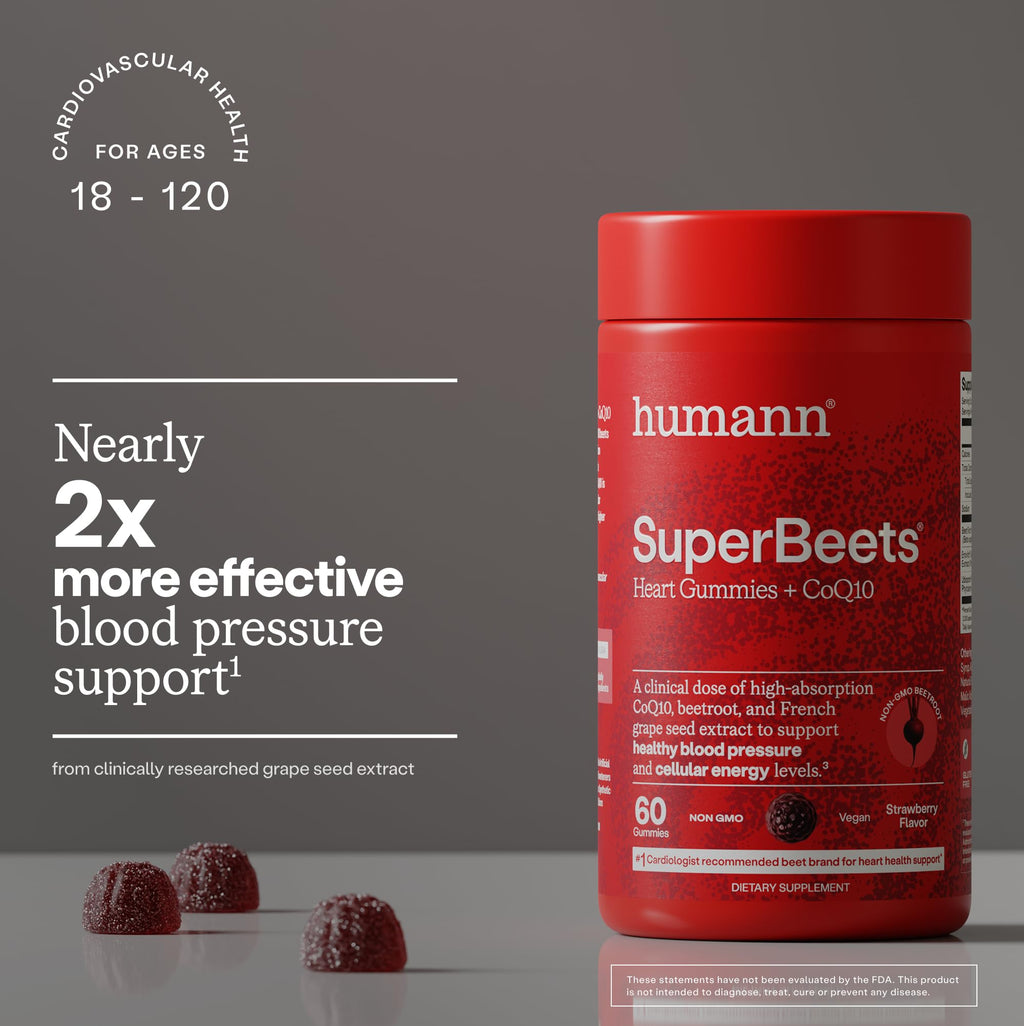 Heart Gummies 150mg CoQ10 60 Ct O6713