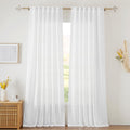White Sheer Curtains W52 x L95 B820