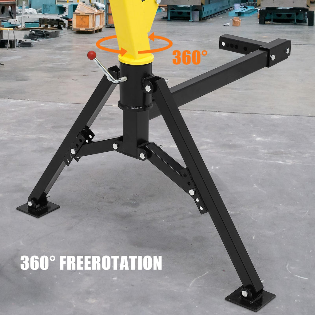 Hydraulic Swivel Hitch Mounted Truck Crane 1000 LBS Capacity M200640