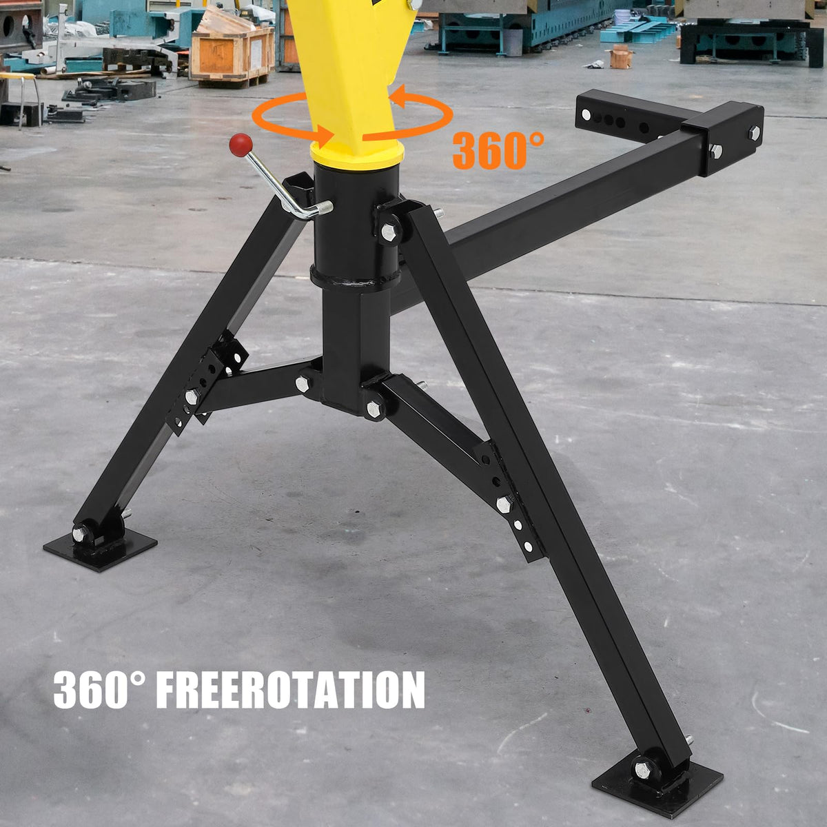 Hydraulic Swivel Hitch Mounted Truck Crane 1000 LBS Capacity M200640
