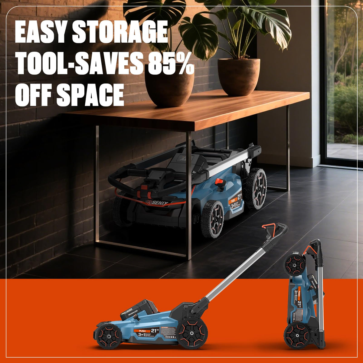 60 Volt Max 21-Inch Cordless Push Lawn Mower C401439