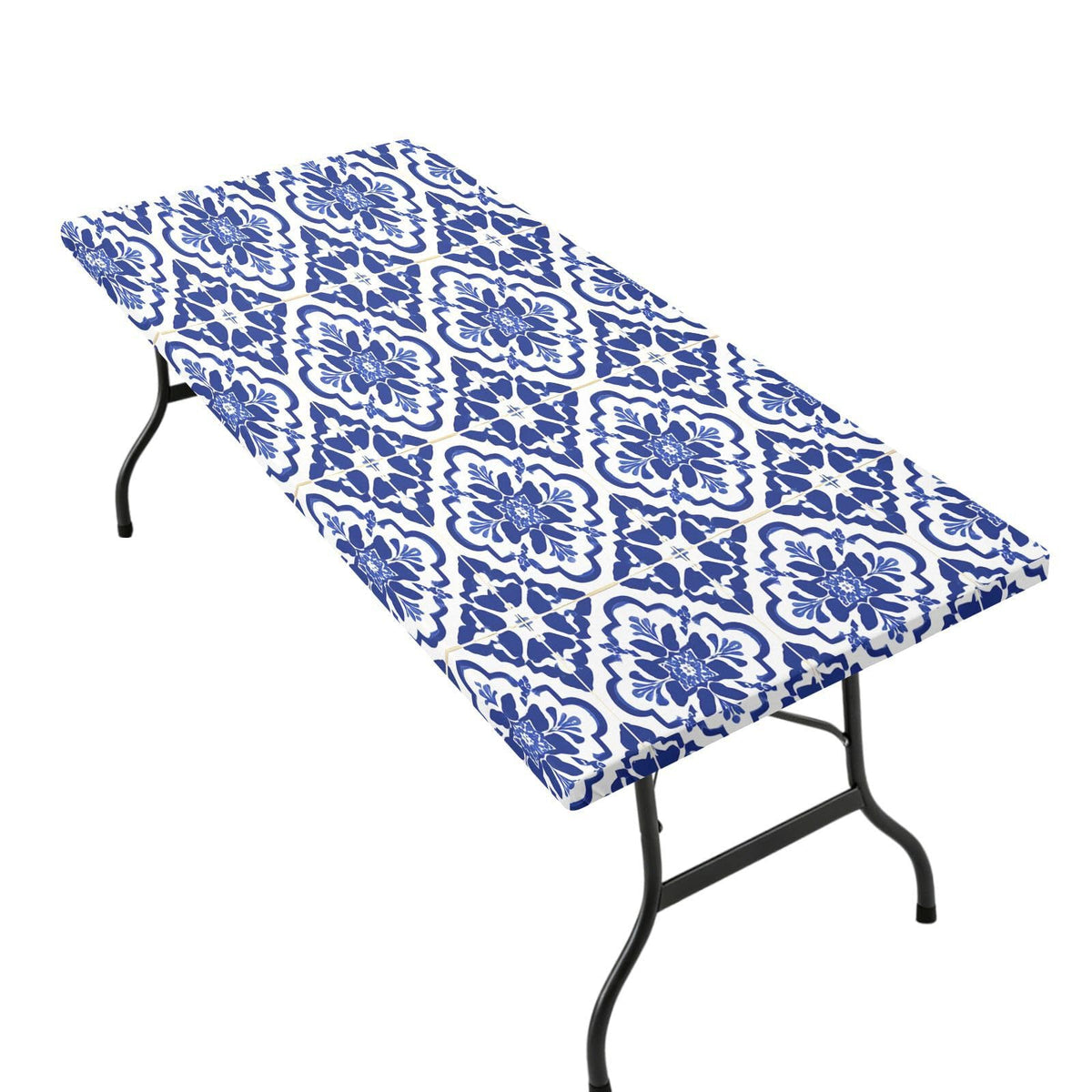 6 Ft Rectangle Water Resistant Tablecloth E694