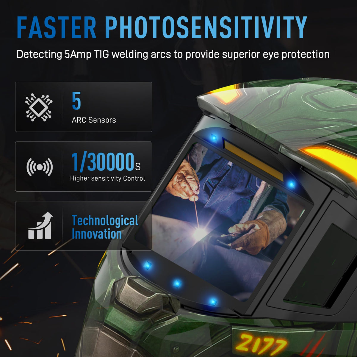 Intelligent Auto-Shade Welding Helmet Z603036