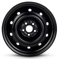 16 Inch Black Steel Rim Car Wheel R76068