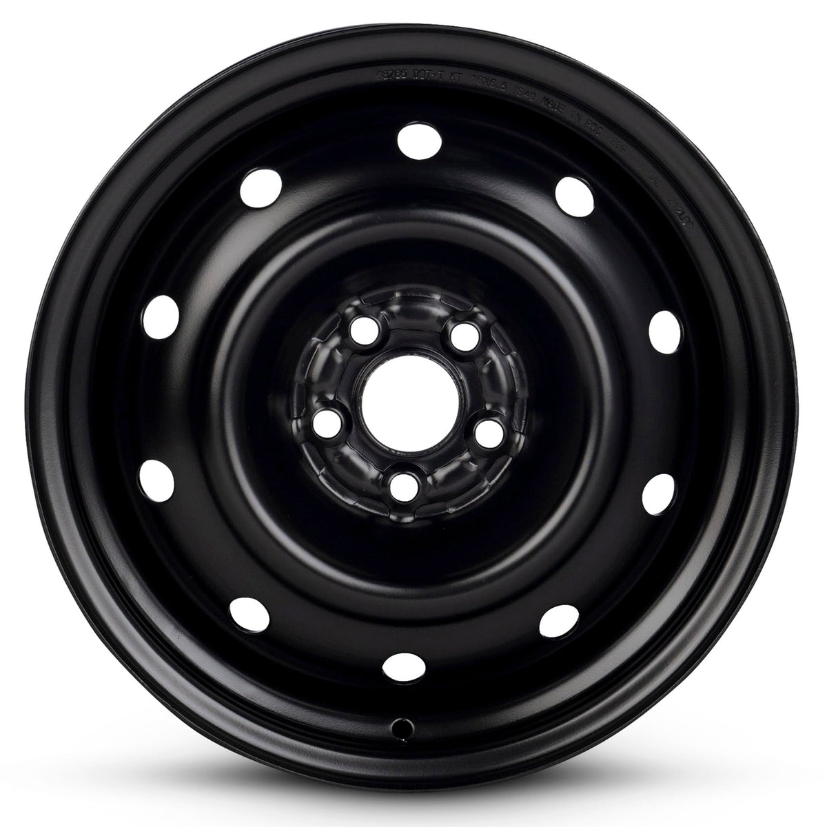 16 Inch Black Steel Rim Car Wheel R76068