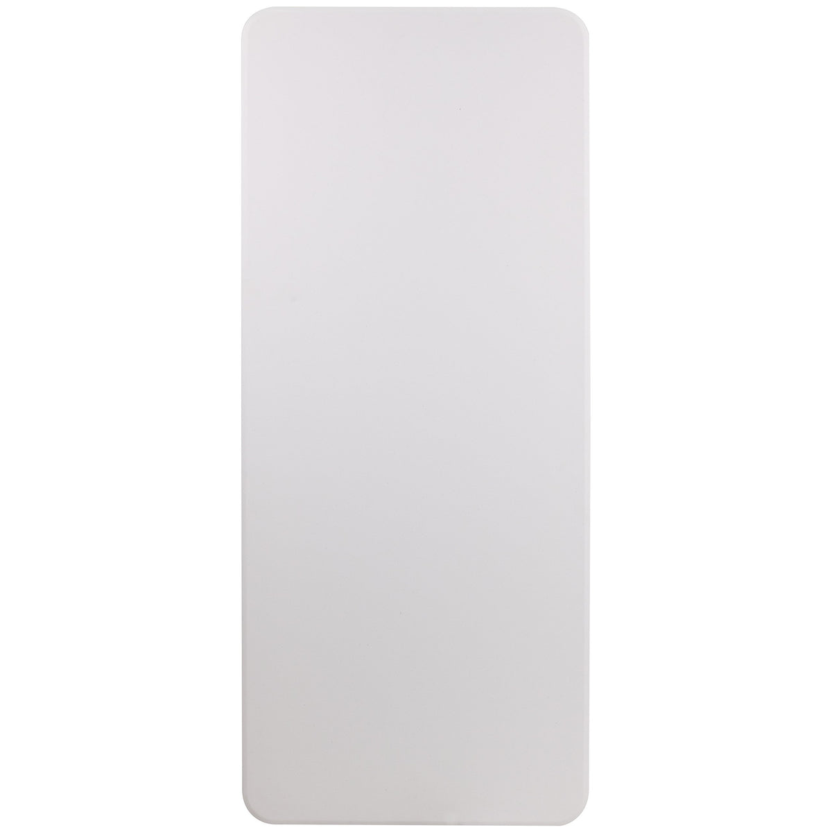 6-Foot Granite White Plastic Folding Table Y84597
