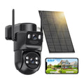 4K Solar Security Camera Wireless Outdoor Battery Powered 360°PTZ Z9790