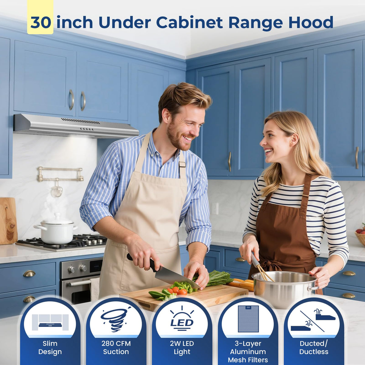 30 inch Stainless Steel Under Cabinet Range Hood R181