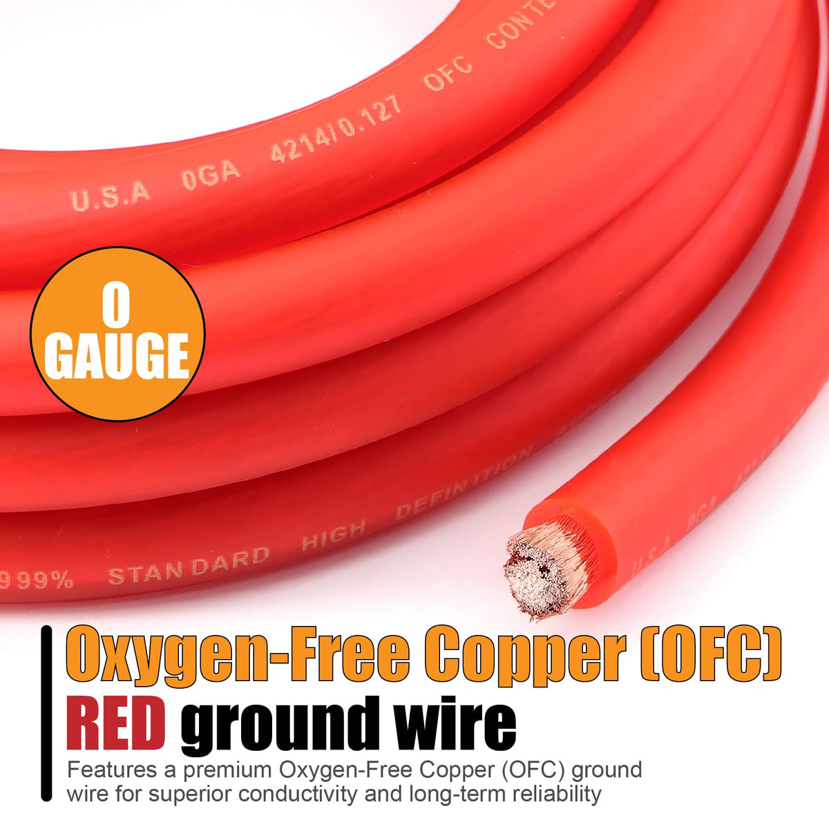 0 Gauge OFC Amp Wiring Kit O67160