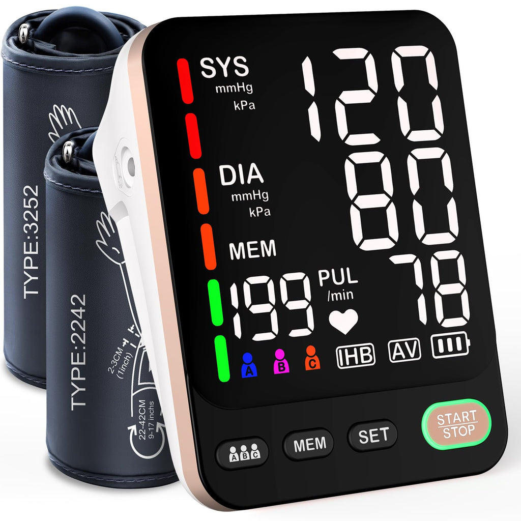 Automatic Blood Pressure Monitor & 2 Cuffs C376308