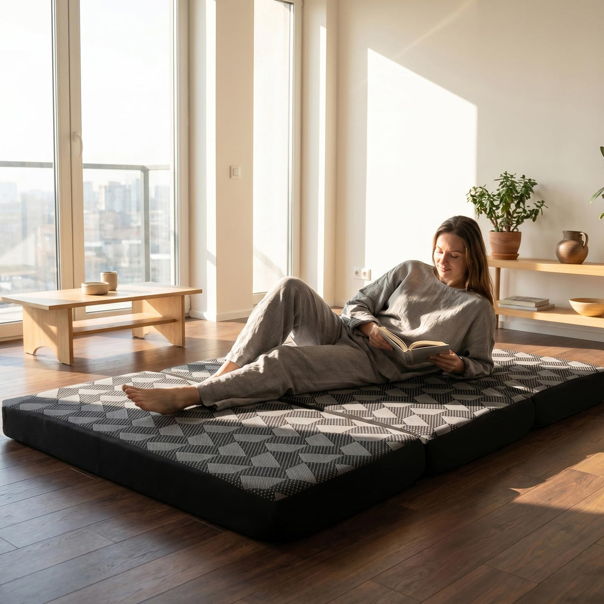 Memory Foam Tri Folding Mattress D391648