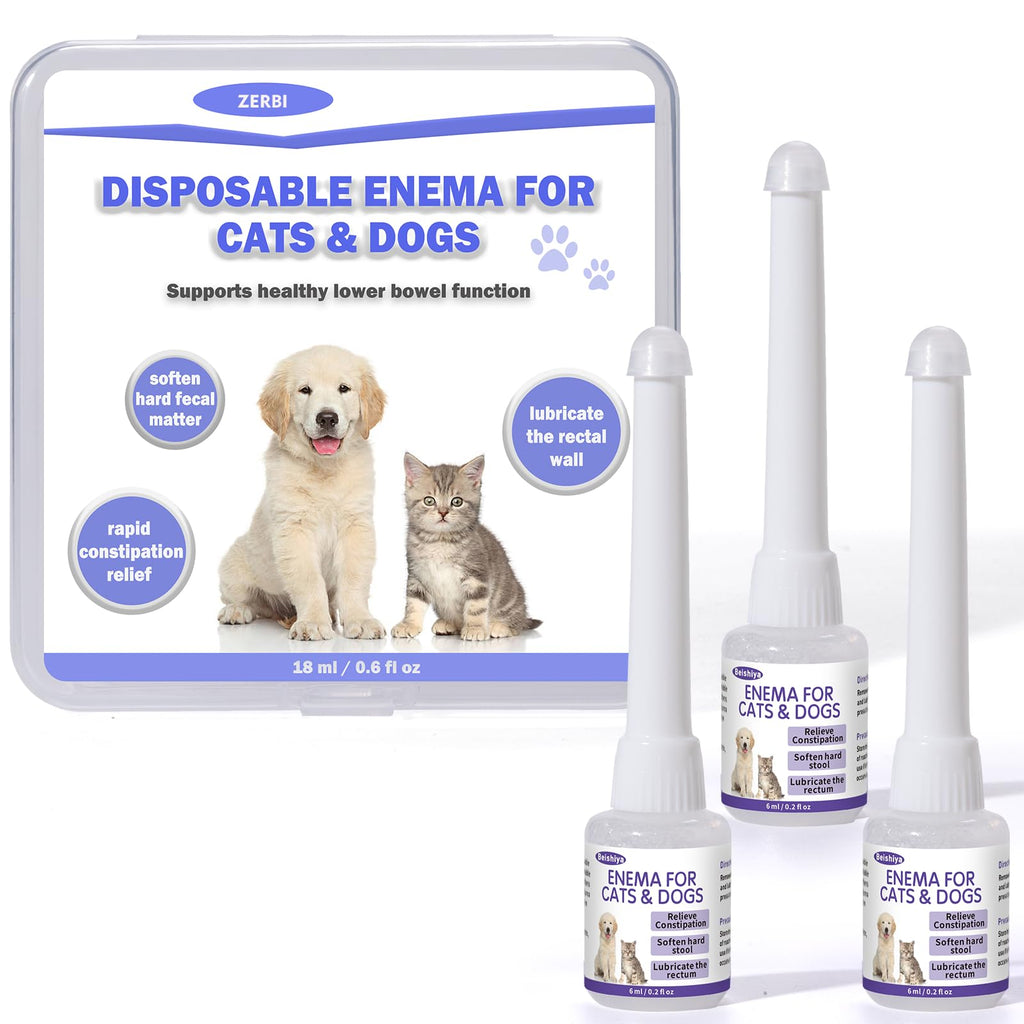 Disposable Enema for Cats & Dogs 6mL (3 Pack) E977845