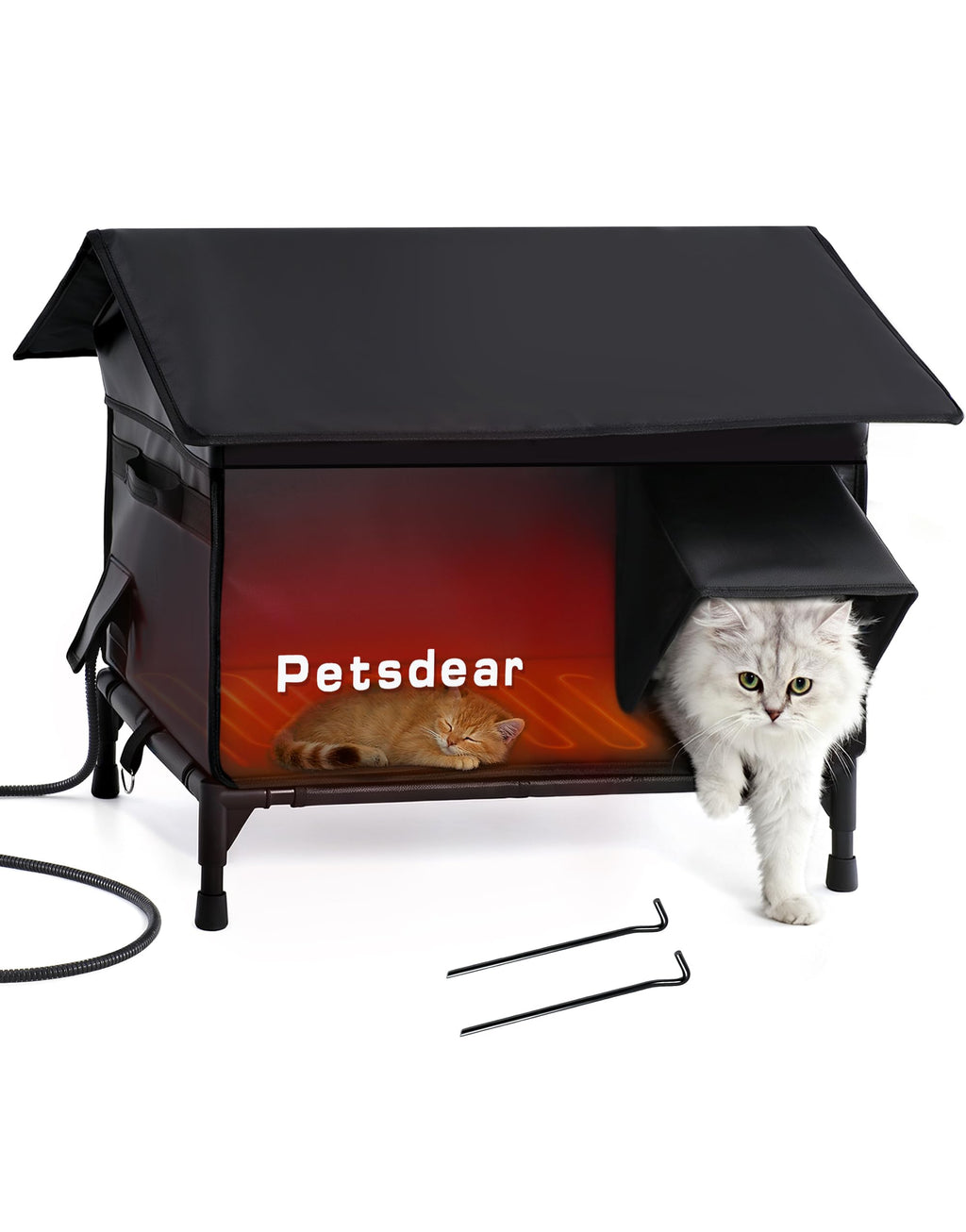 Heated Outdoor Cat House F1037