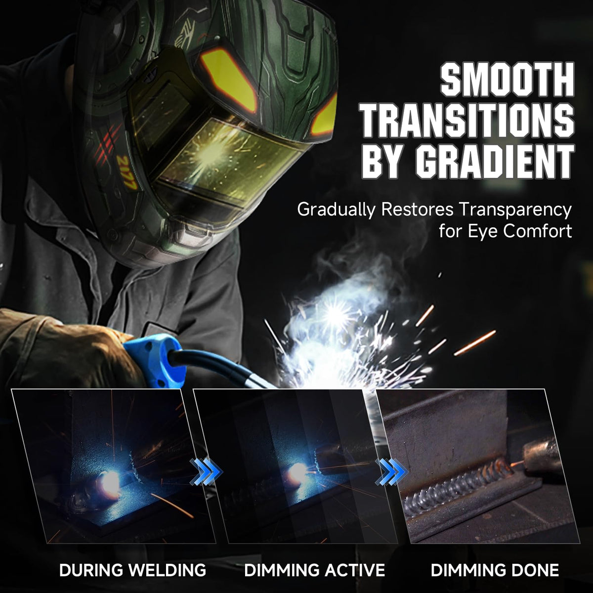 Intelligent Auto-Shade Welding Helmet Z603036