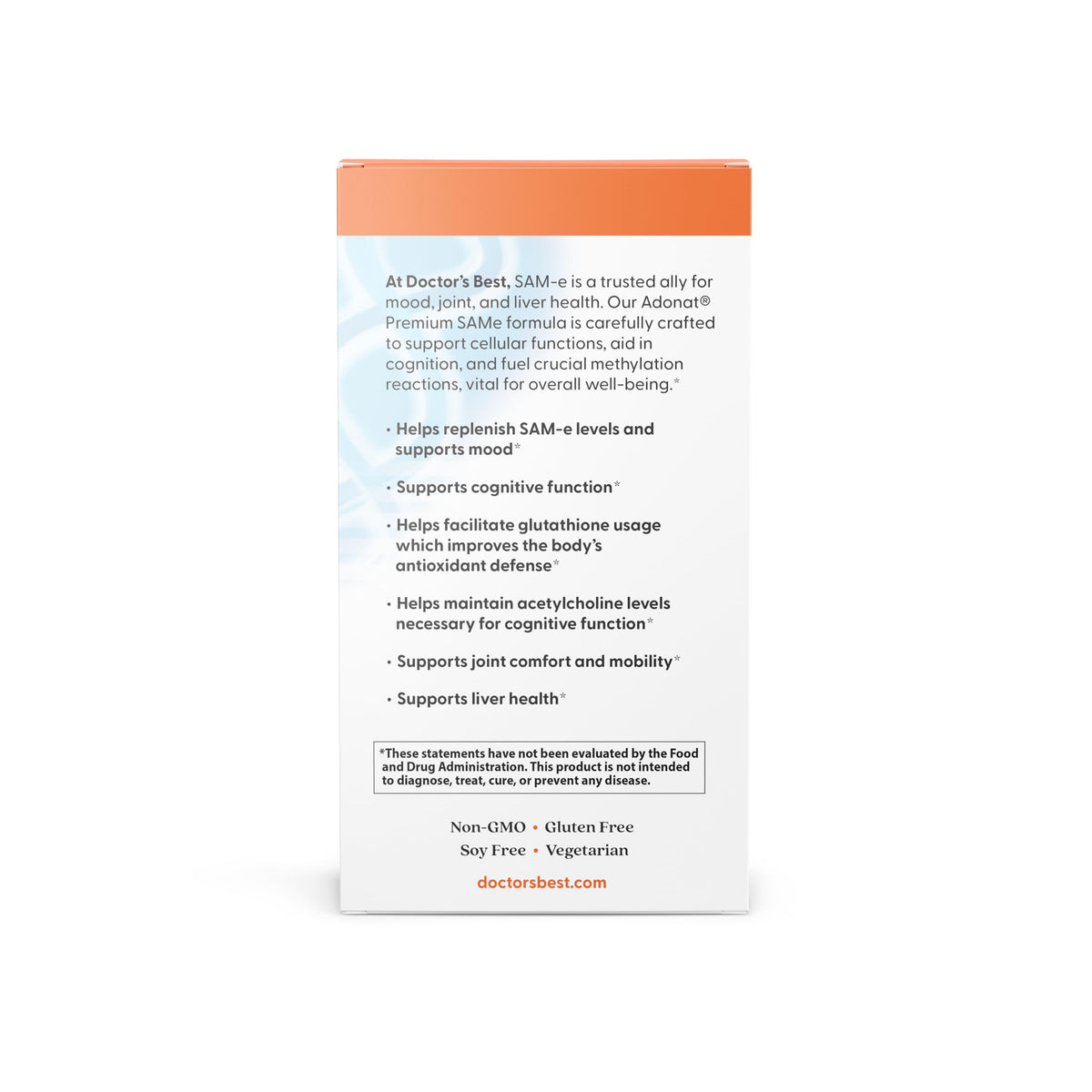 SAM-e Double Strength Supplement, 60 Enteric Coated Tablets G7614