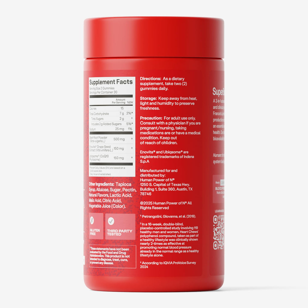 Heart Gummies 150mg CoQ10 60 Ct O6713