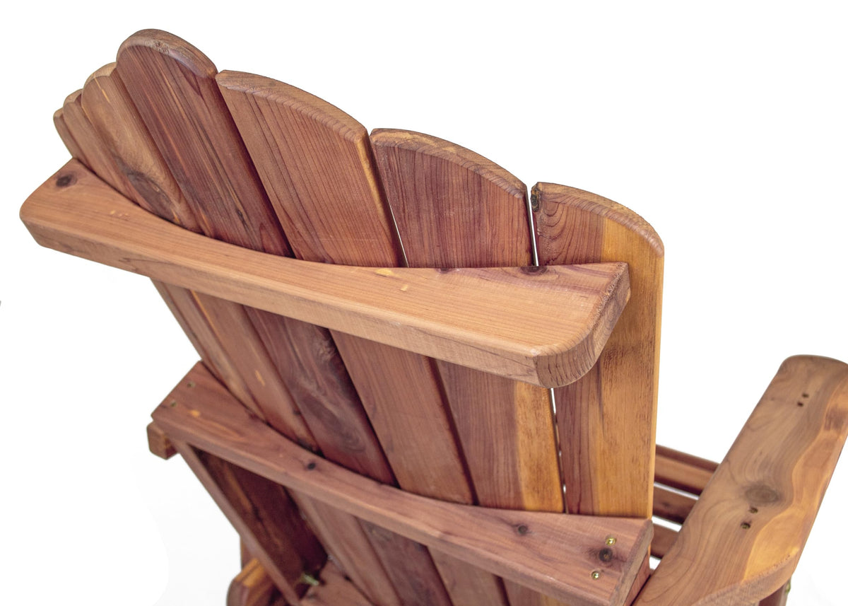 23" Cedar Adirondack Swivel Glider O732440