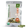 Organic Moringa Leaf Powder Vegan Capsules E7789