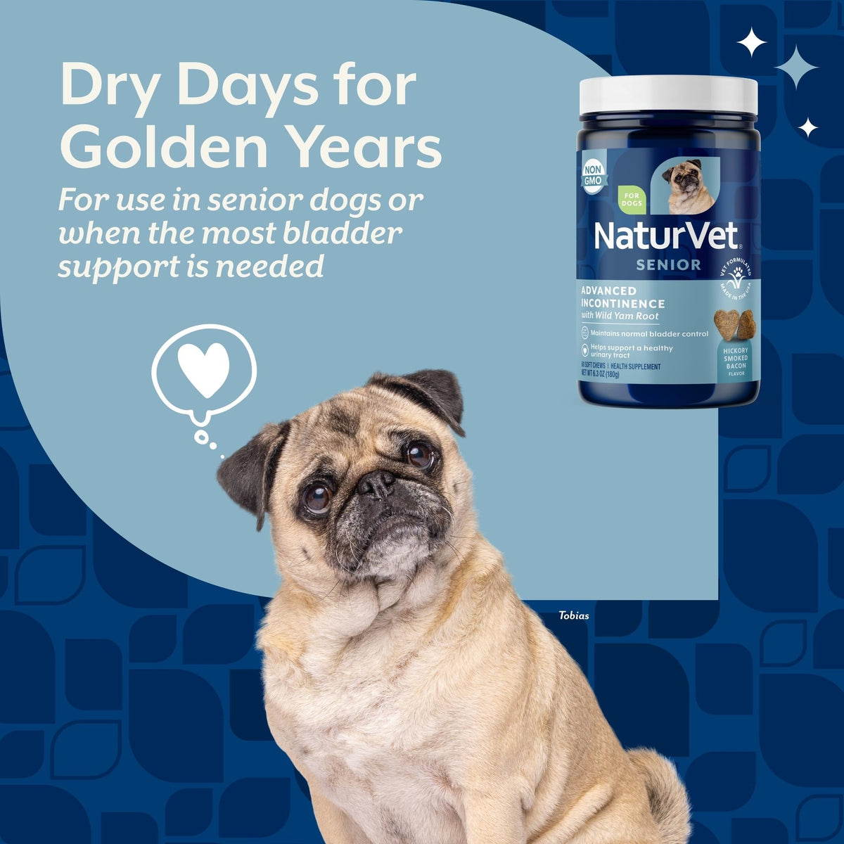 Senior Incontinence Dog Supplement 60 Ct D749495