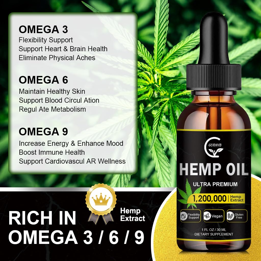 High Potency Hemp Oil 2-Pack K409709