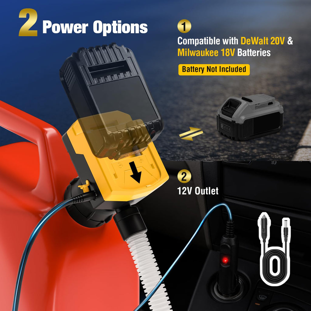 Cordless Fuel Transfer Pump with Auto-Stop Nozzle R237965