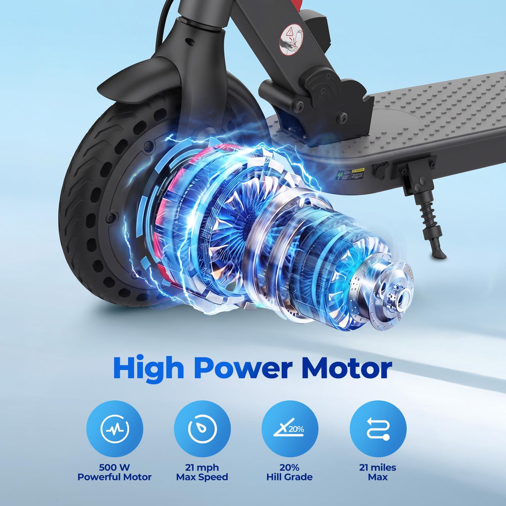 Electric Scooter Adult 8.5" Tires 500W Motor O5361