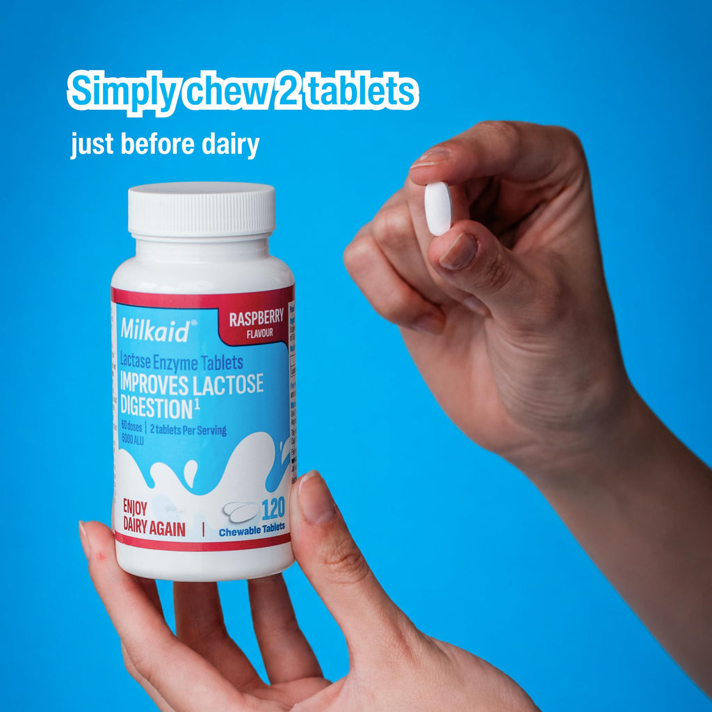 Chewable Lactase Enzyme Tablets 4 x 120 X558705
