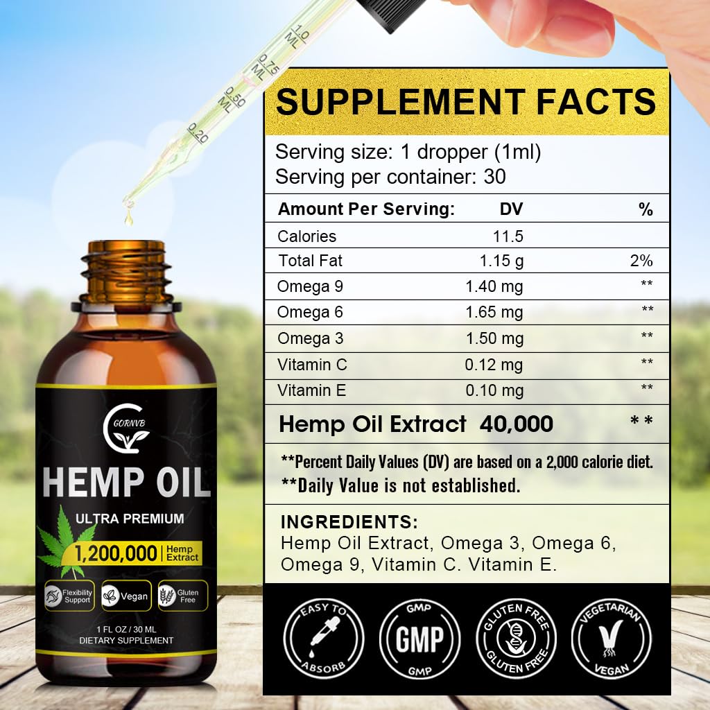High Potency Hemp Oil 2-Pack K409709
