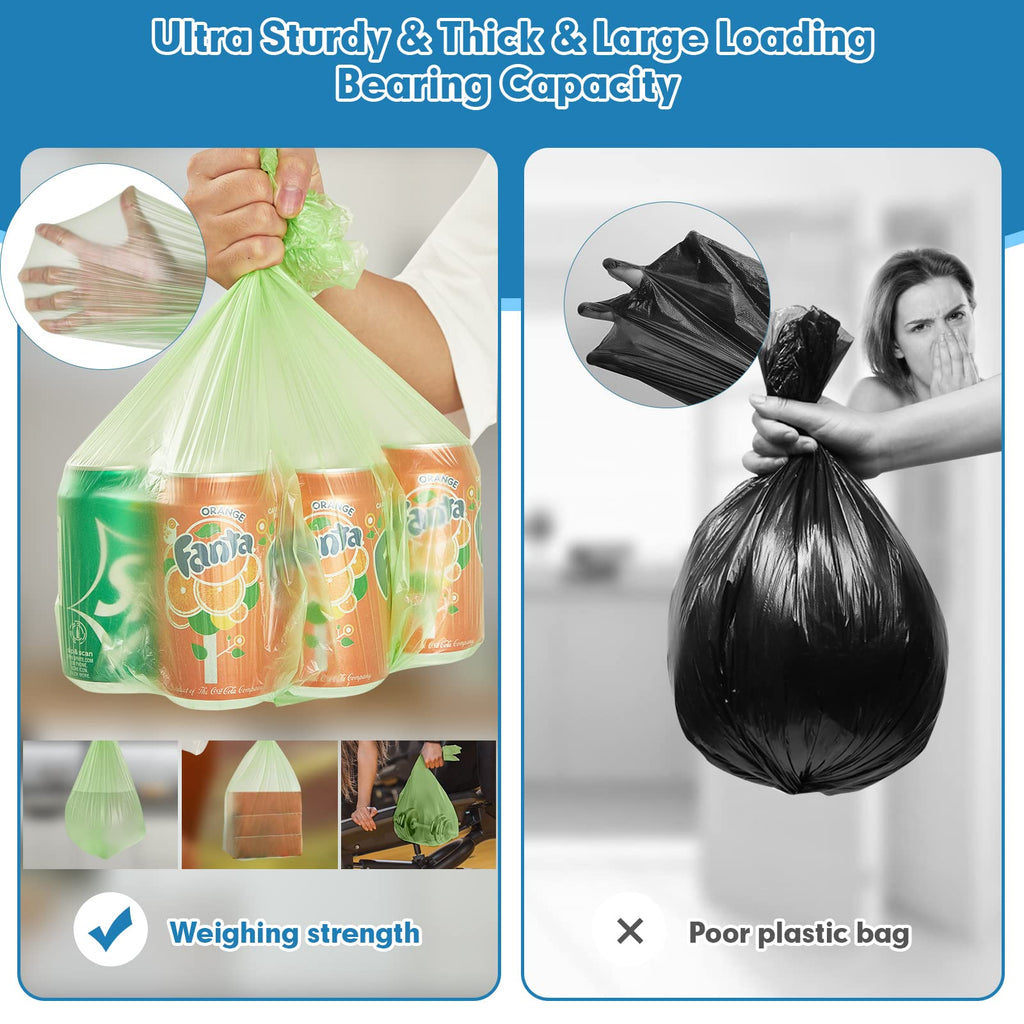 4 Gallon Biodegradable Extra Thick Small Trash Bags T5848