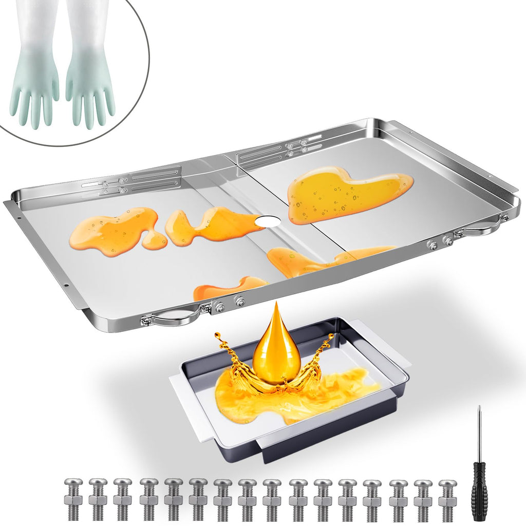 Grease Tray with Catch Pan (25-34 inch) F992858