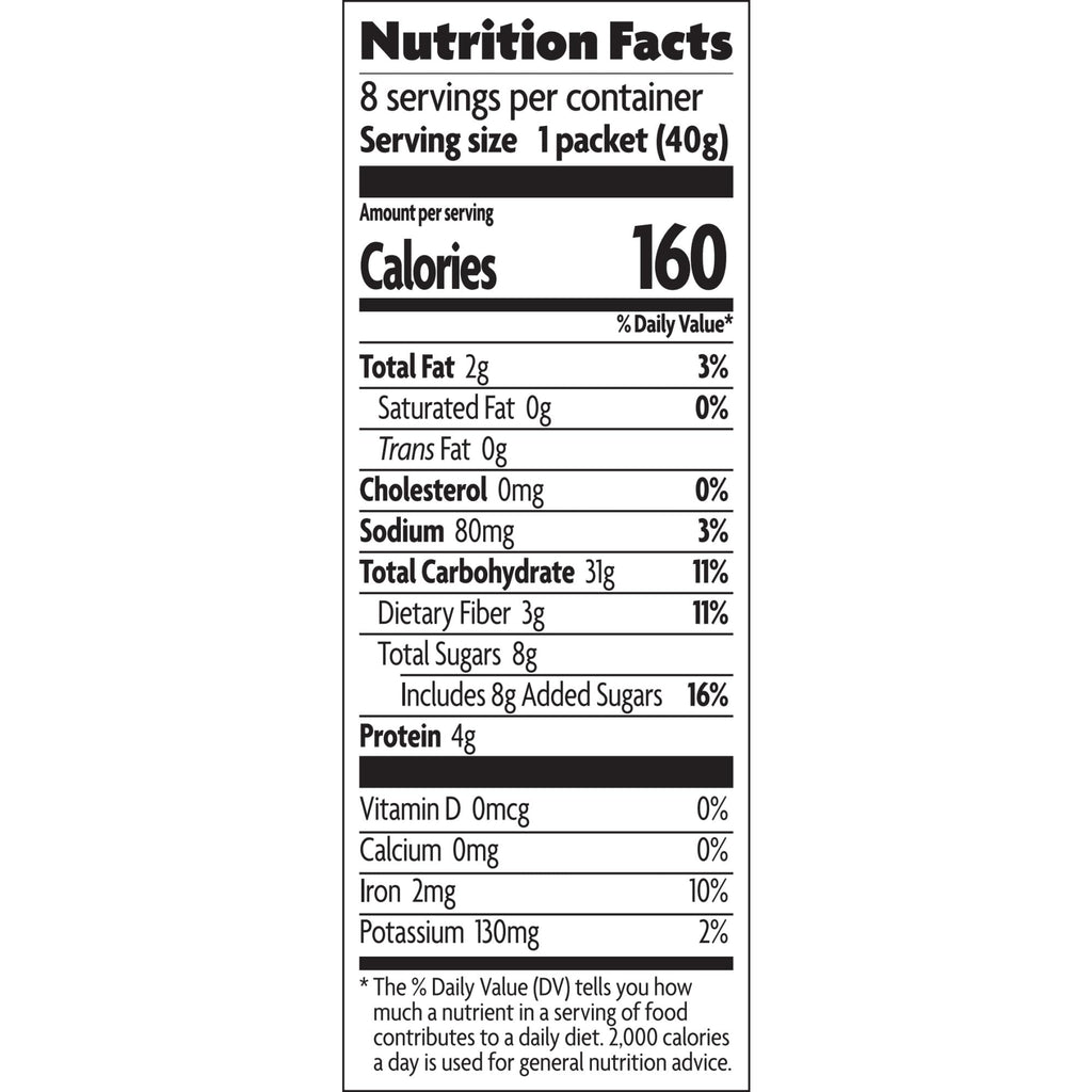 Organic Brown Sugar Maple Oatmeal, 11.3 oz (Pack of 6) M859376