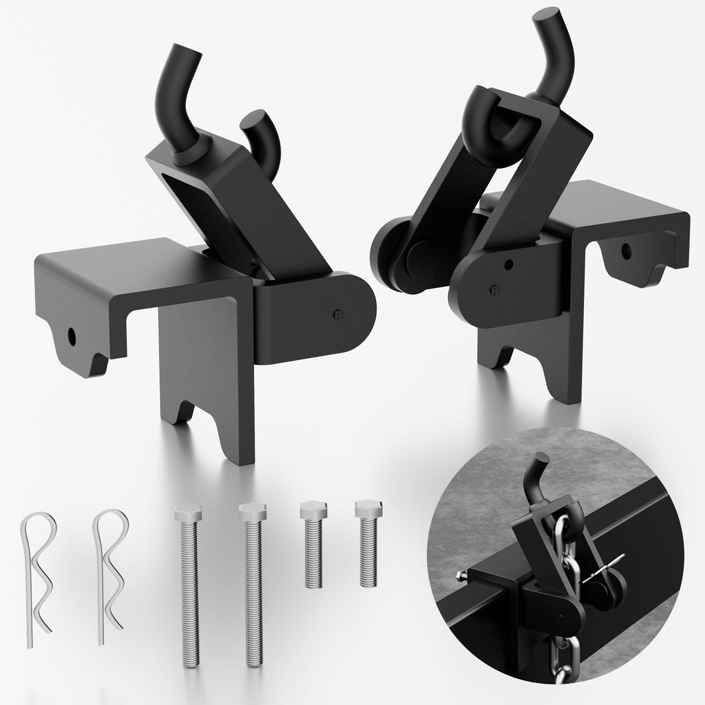 Black 2 Pack Heavy Duty Steel Weight Distribution Hitch Brackets W526