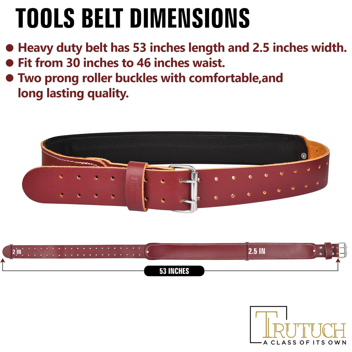 Leather Work Tool Belt V937