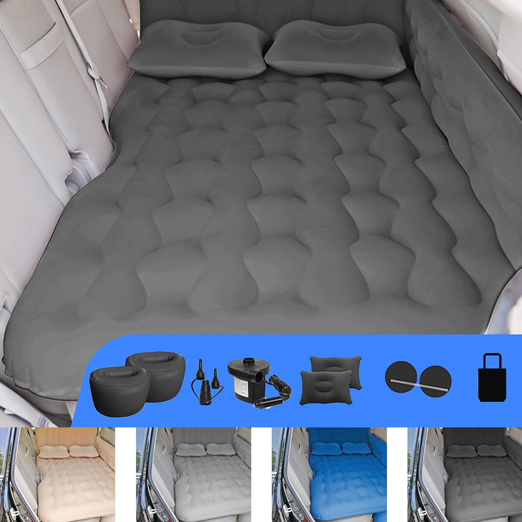 Black Car Air Mattress with Electric Pump L872507