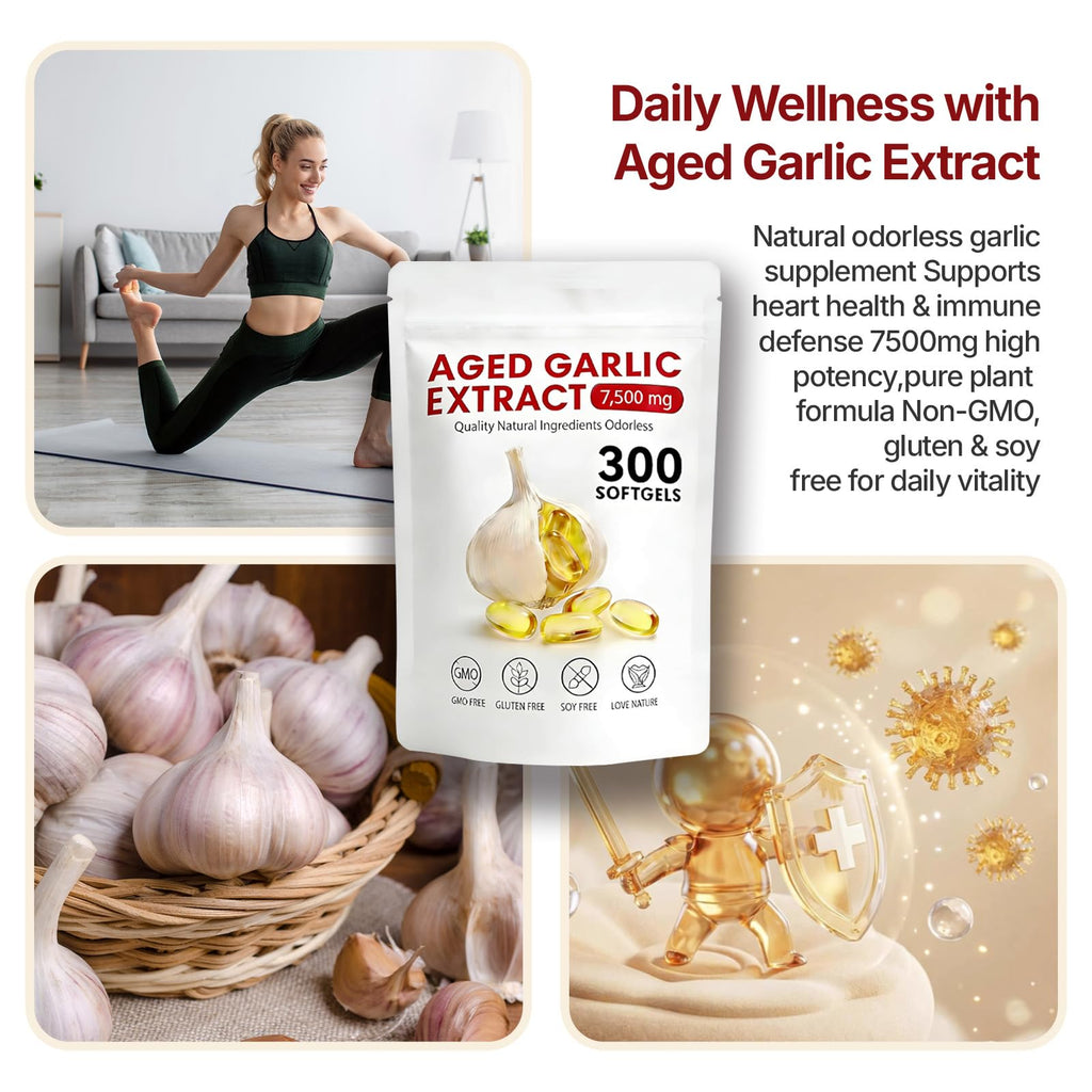 Odorless Garlic Supplement 300 Capsules O817