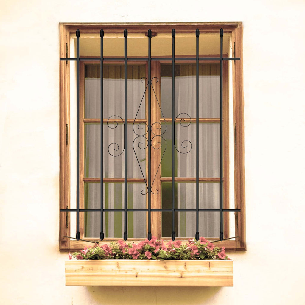 Black 36"X42" Heavy-Duty Window Bars U143057