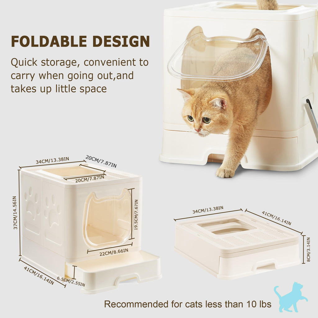 Covered Cat Litter Box with Lid R54795