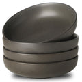 34 oz Stoneware Pasta Bowls Set of 4, Matte Black M5138