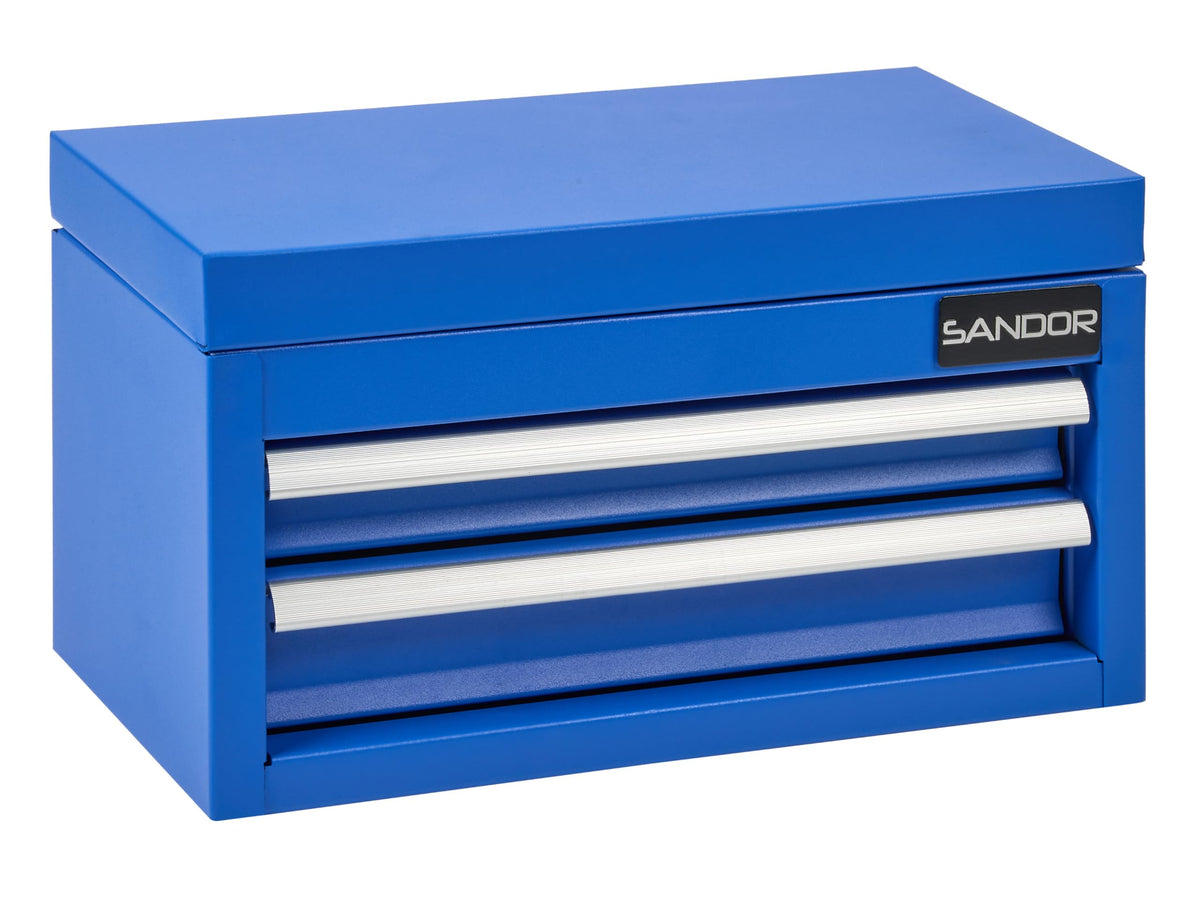 Blue Metal Tool Chest with 2 Drawers P83475