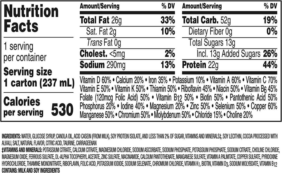 Very High Calorie Nutritional Drink Variety Pack, 12 Count P3961