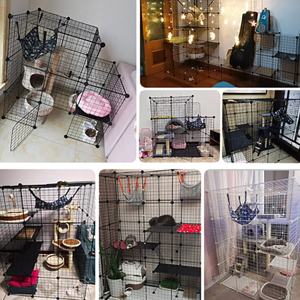 Metal Wire Small Animal Cage 111 * 111 * 146cm Q4266
