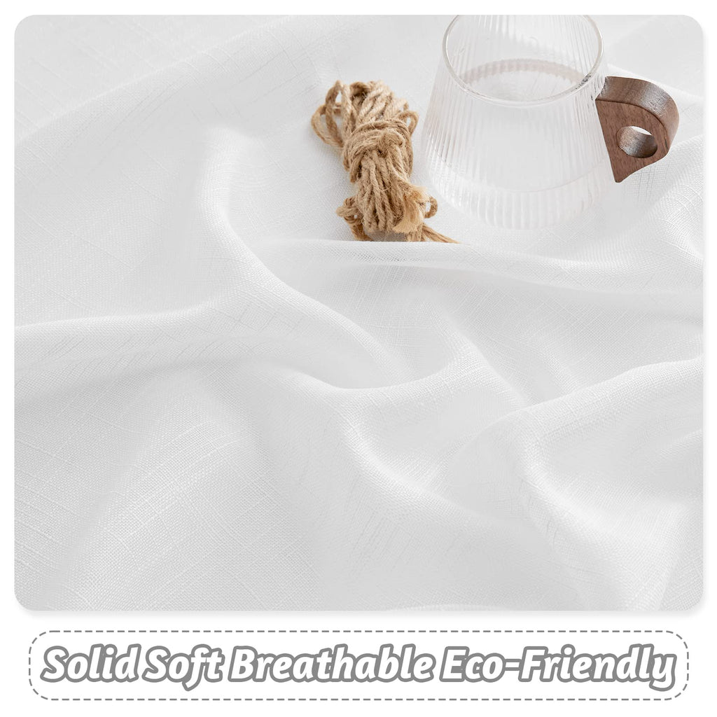 White Sheer Curtains W52 x L95 B820