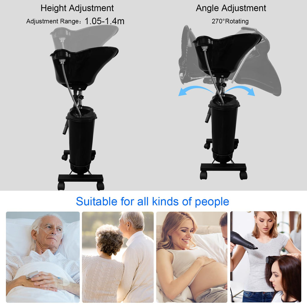 Portable Shampoo Bowl with Electric Pump X2025