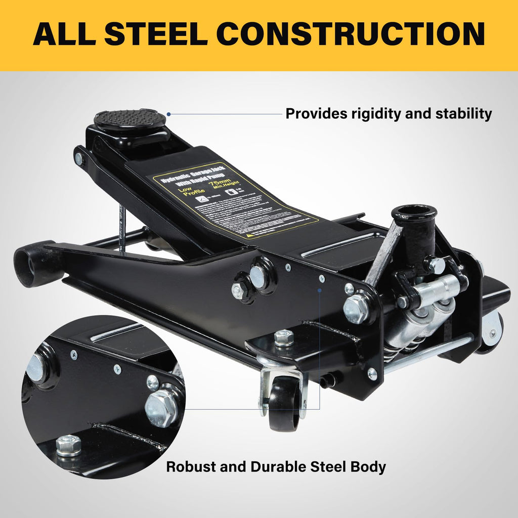 3 Ton Low Profile Steel Hydraulic Floor Jack U539306