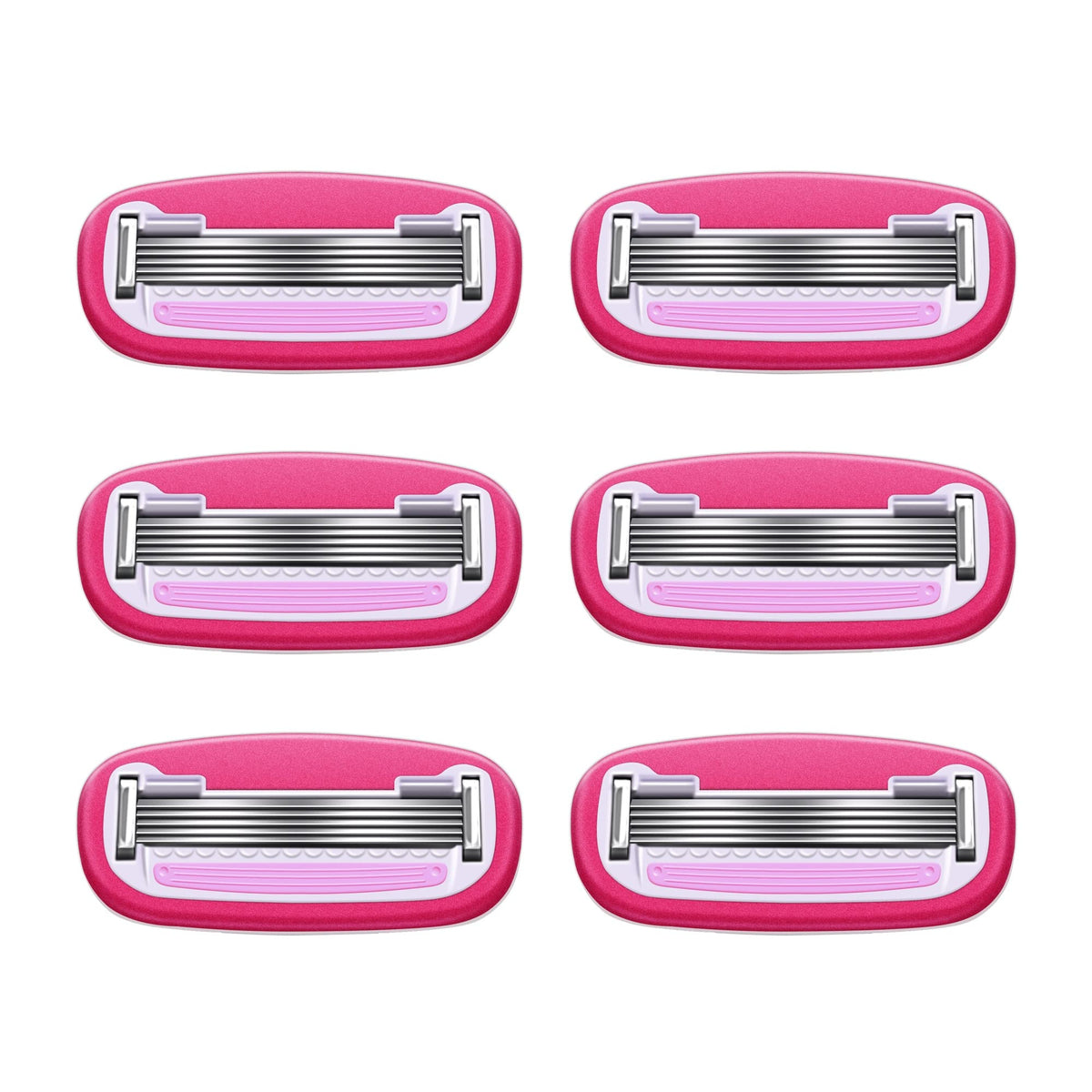 5-Blade Razor Refills, 6 Cartridges (Pack of 2) P489